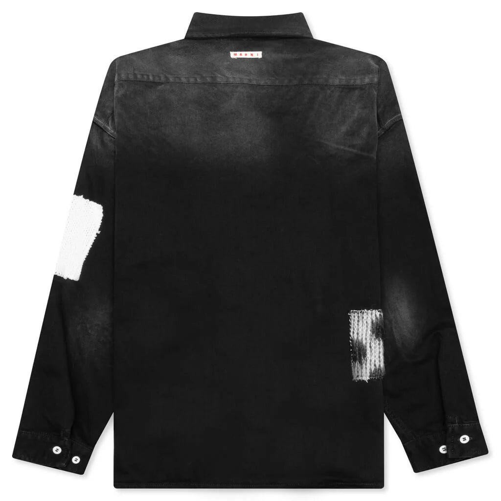 Patchwork Shirt Black