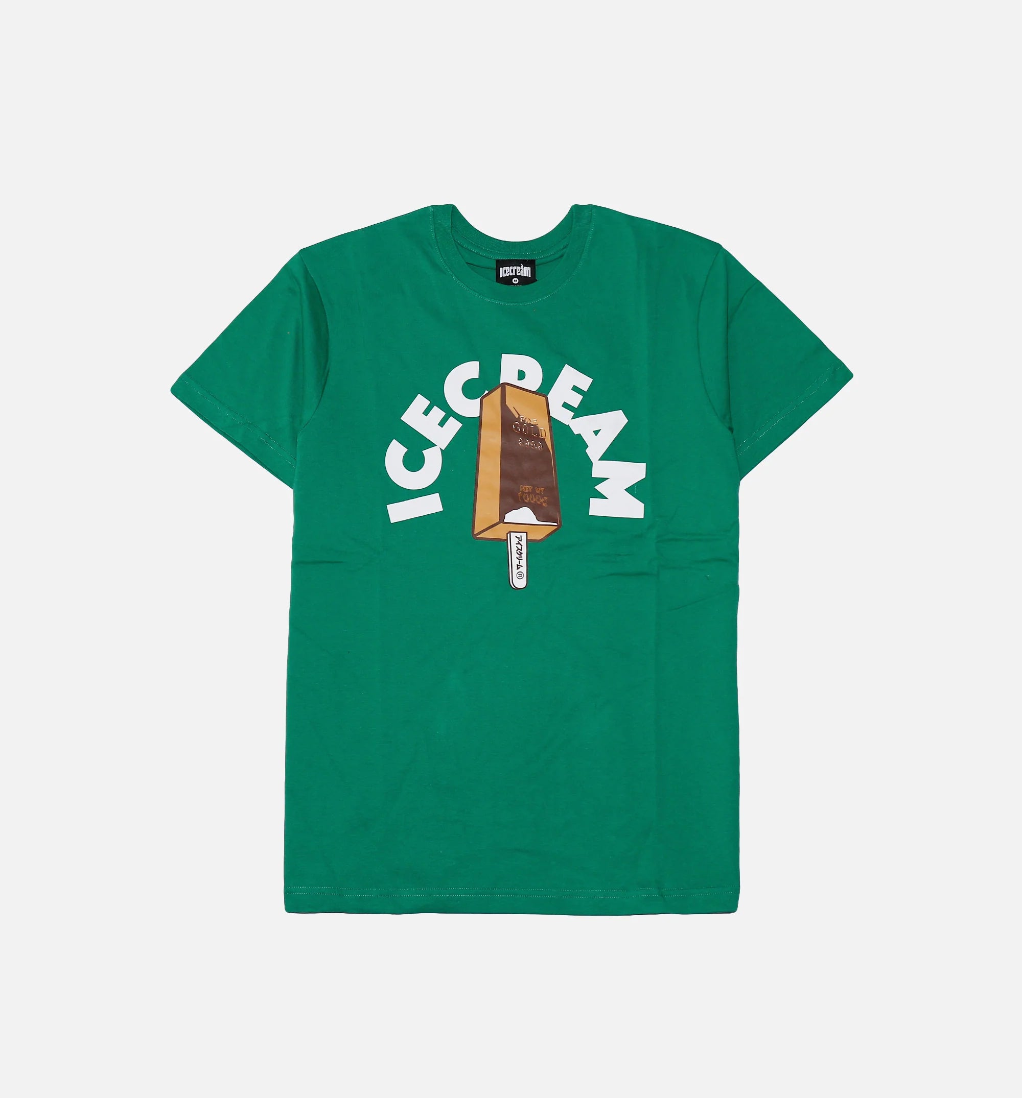 Bars Short Sleeve Tee Mens T Shirt Green