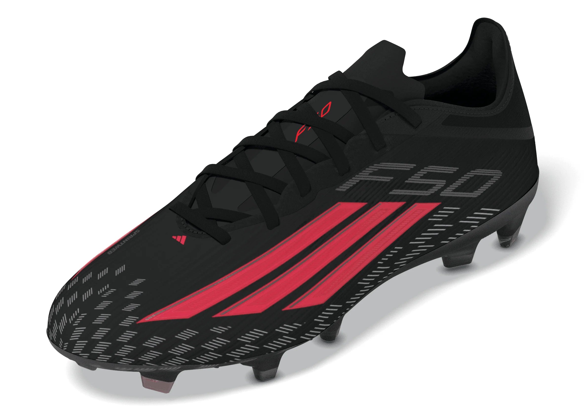 adidas F50 Pro FG Firm Ground Mens Soccer Cleats Black Red