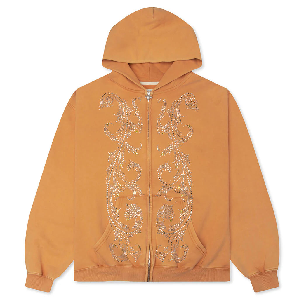 Crystal Hoodie Washed Brown