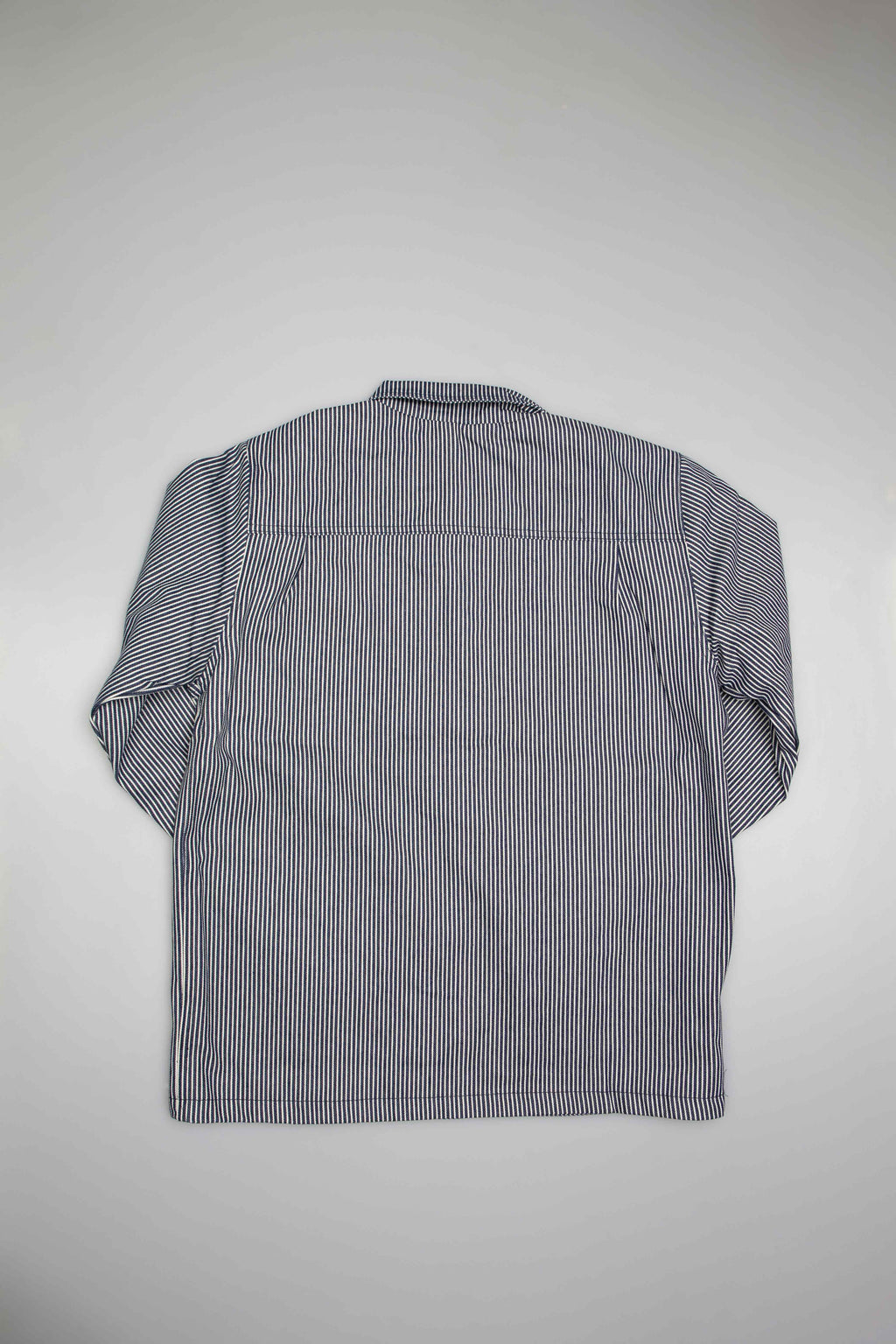 Vault Drill Chore Hickory Stripe Coat Mens Jacket Navy