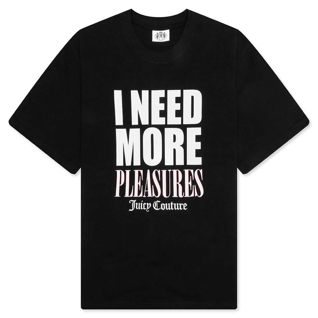 Pleasures x Juicy Couture Juicy Pleasures Heavyweight T Shirt Black
