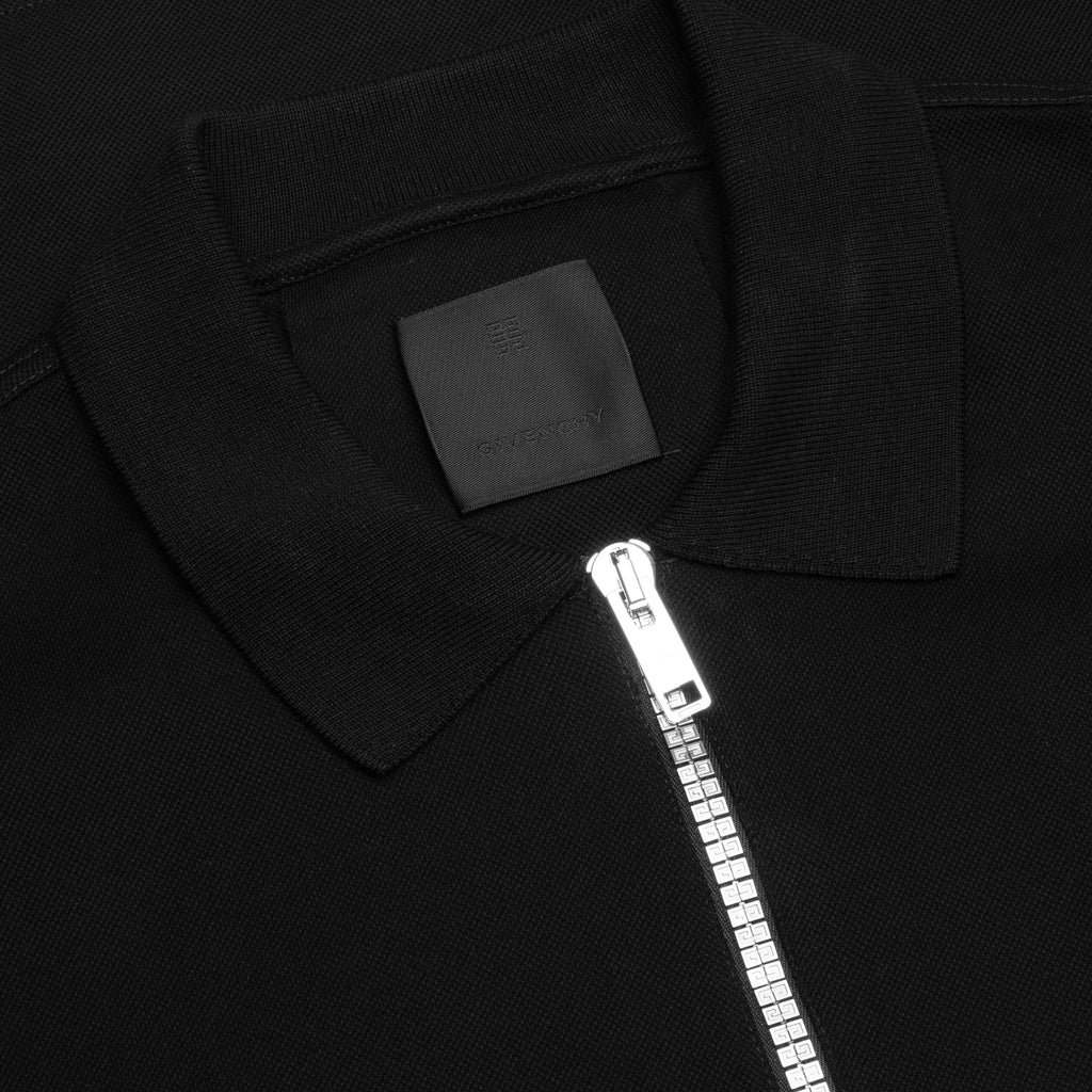 Classic Fit Polo w Branding Black