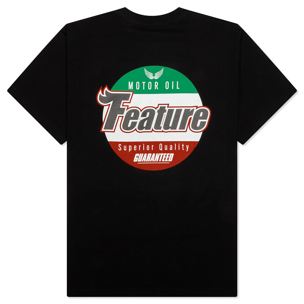 Motor Oil Tee Black