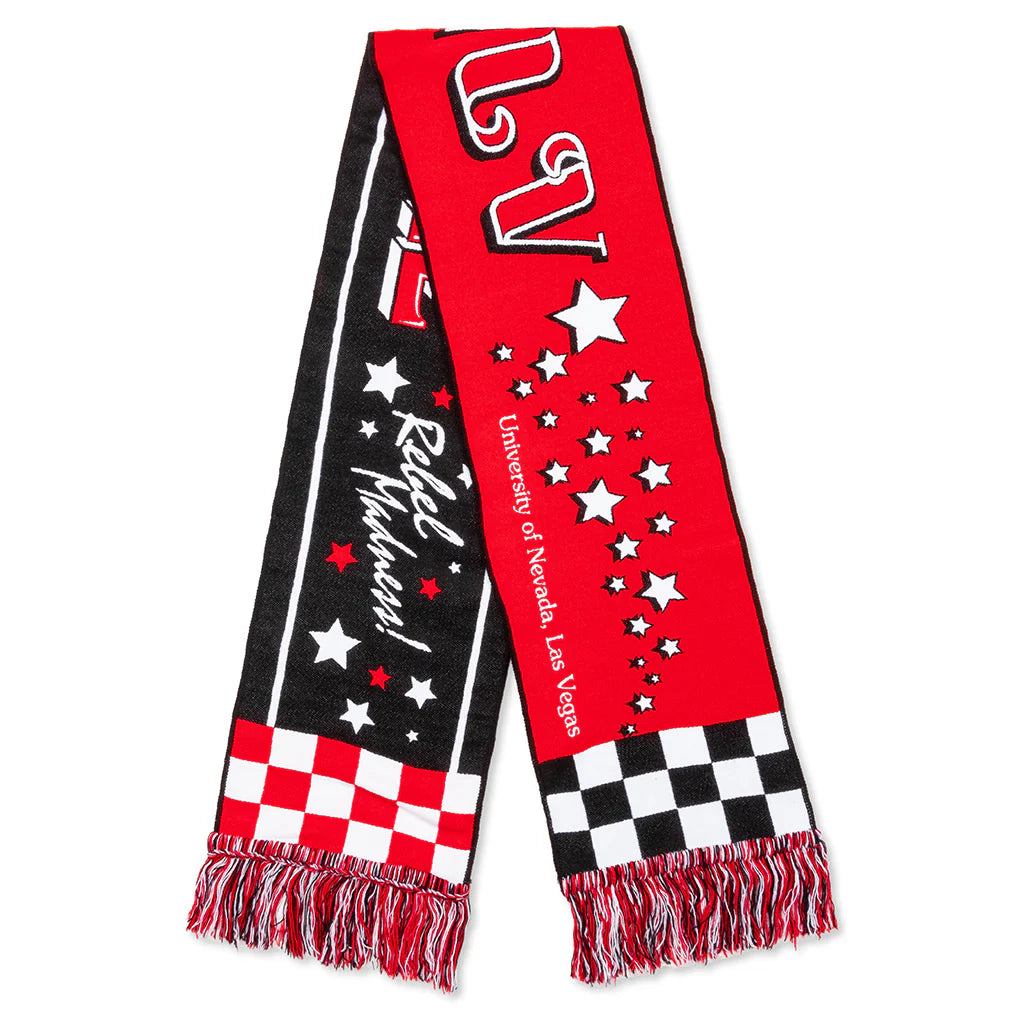 Feature x UNLV Rebel Scarf Red Black White