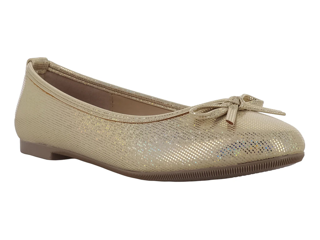 Zapatos Planos Tropicana Color Oro para Niña