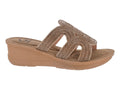 Sandalias Nomadas Oro con Plataforma para Mujer