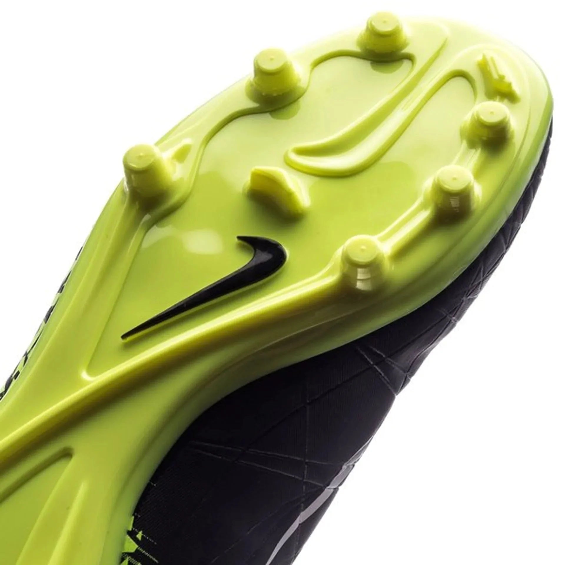 Nike JR Hypervenom Phelon II FG Soccer Cleats Black White Volt