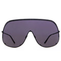 Sunglasses Shield Black Temple Black Lens