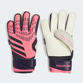 adidas Predator Match Fingersave Goalkeeper Gloves Turbo Black