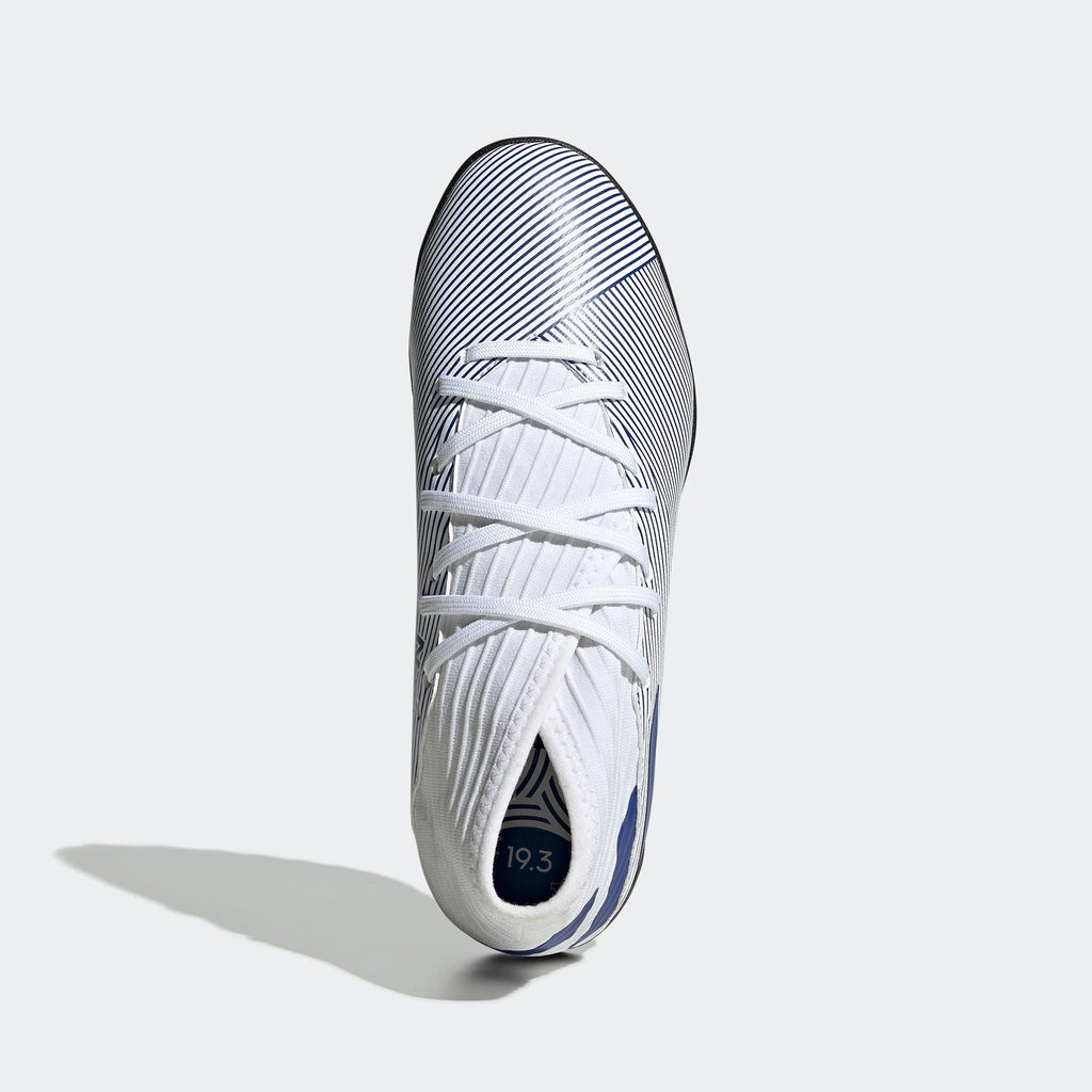adidas Nemeziz 193 TF Turf Youth Soccer Cleats White Royal