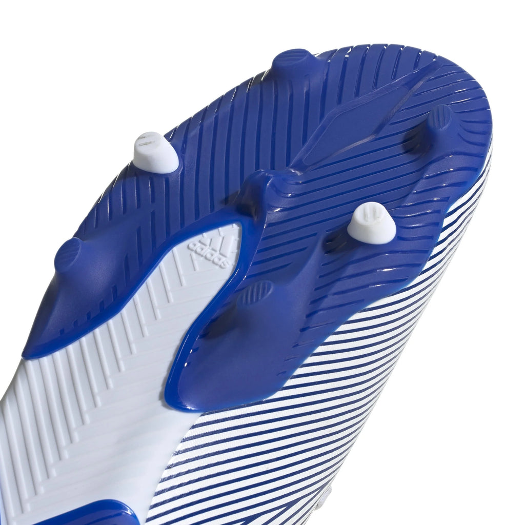 adidas Nemeziz 193 FG Firm Ground Youth Soccer Cleats White Royal