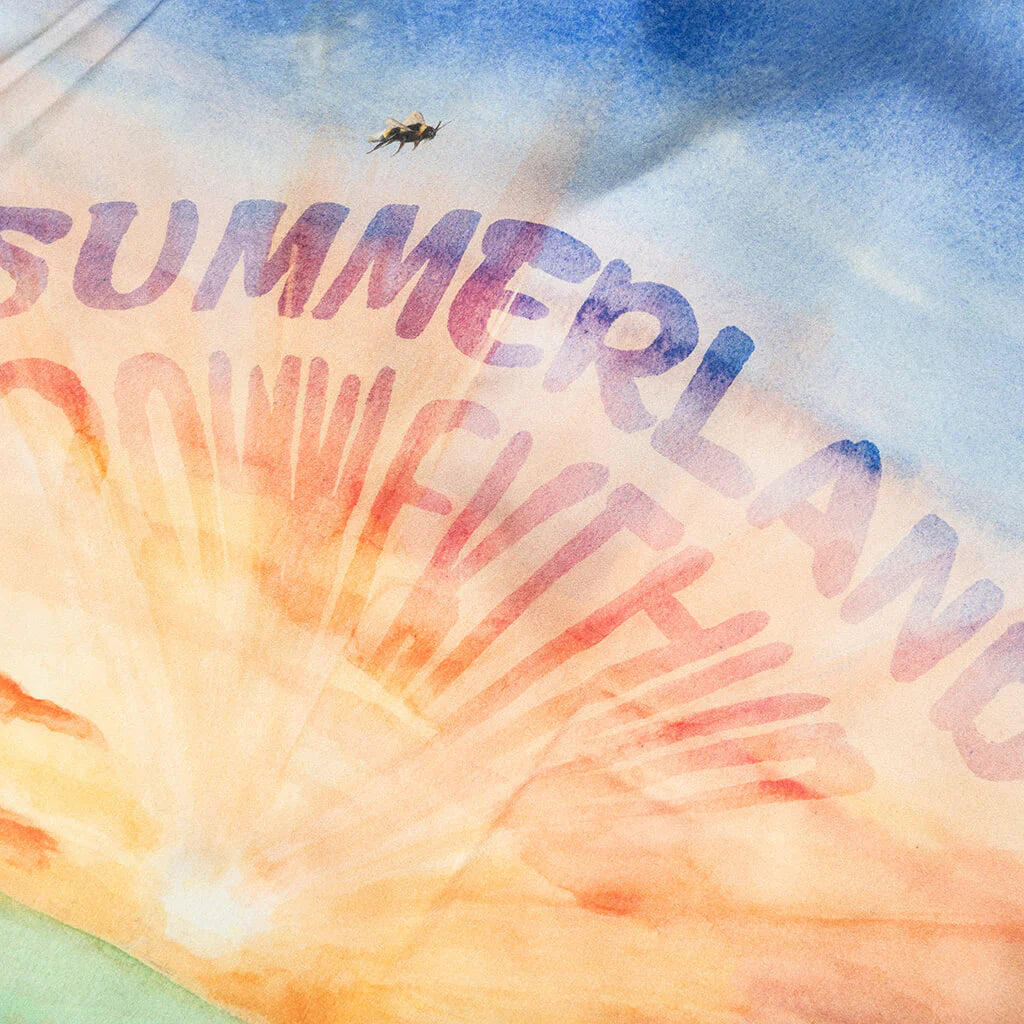 Summerland Sunset S S Silk Shirt Landscape Poppies