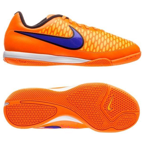 Nike JR Magista Onda IC Indoor Soccer Shoes Orange Persian Violet Laser Orange