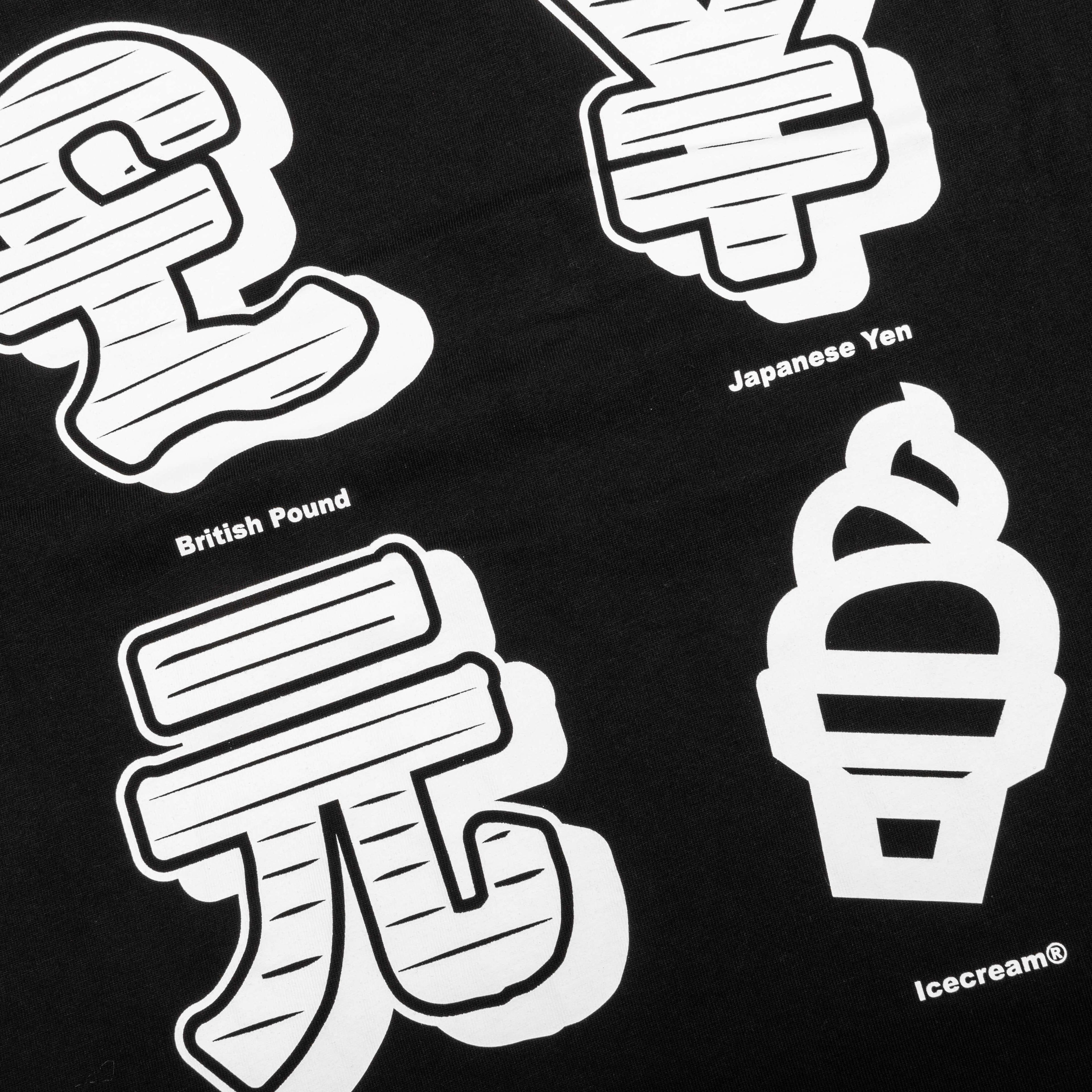 Currency S S Tee Black