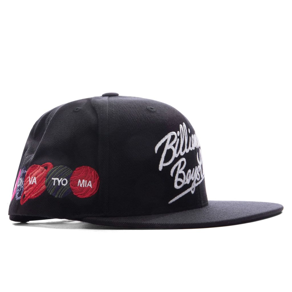 Script Snapback Black