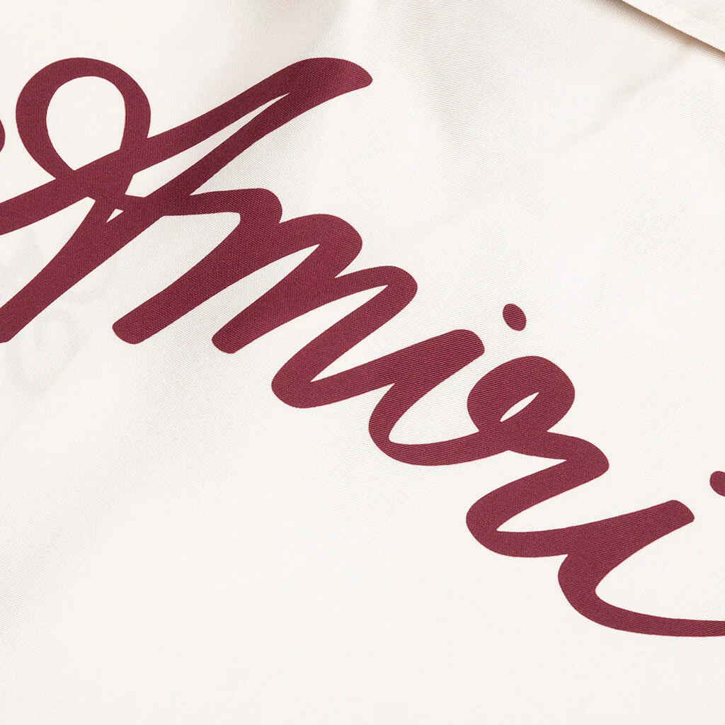 MA Swirl Bowling Shirt Alabaster