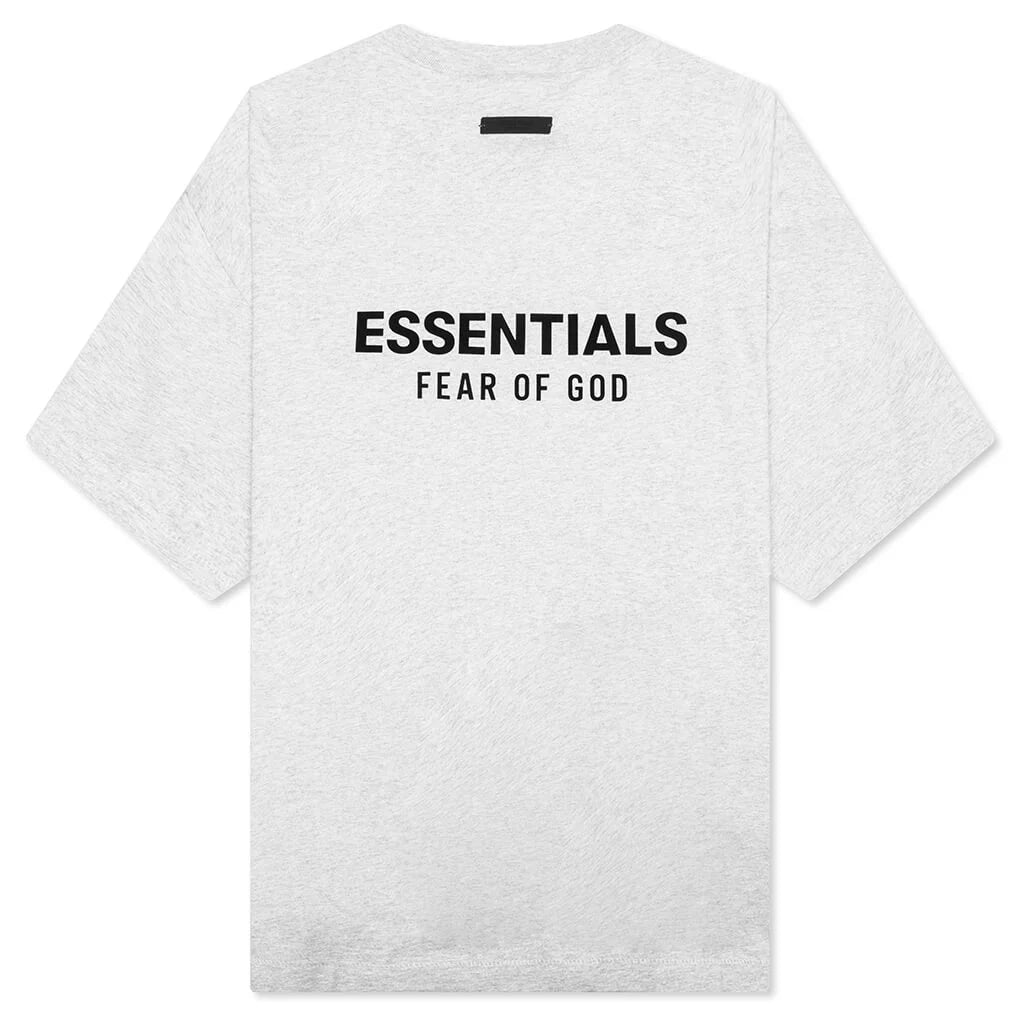 Jersey Crewneck T Shirt Light Heather Gray
