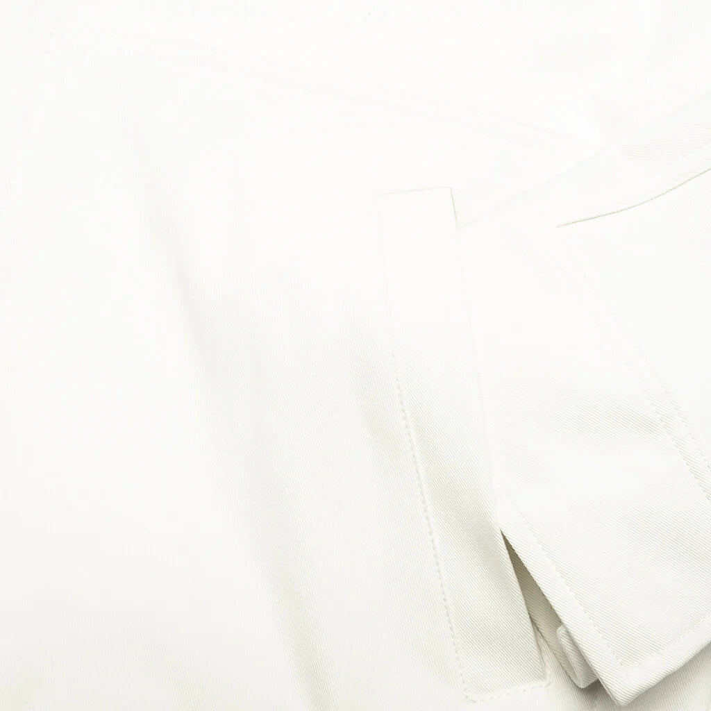 Paris Patch Pocket Overshirt Ivory