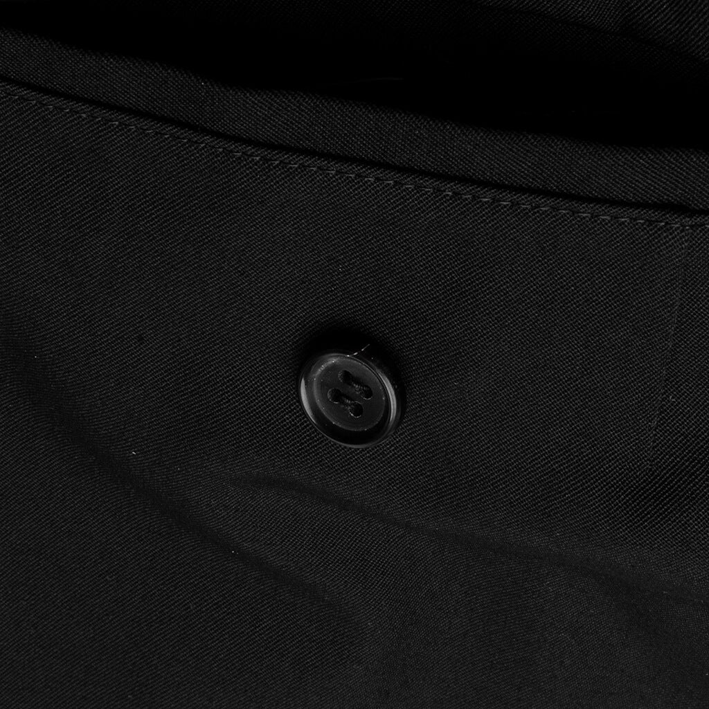 Wool Carrot Pants Black
