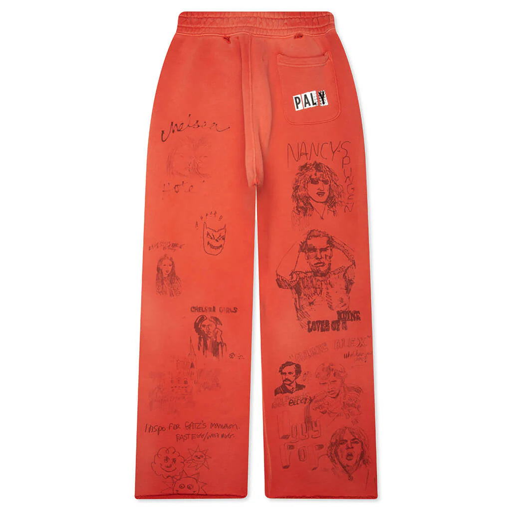 Chelseay Hotel Sweatpant Red