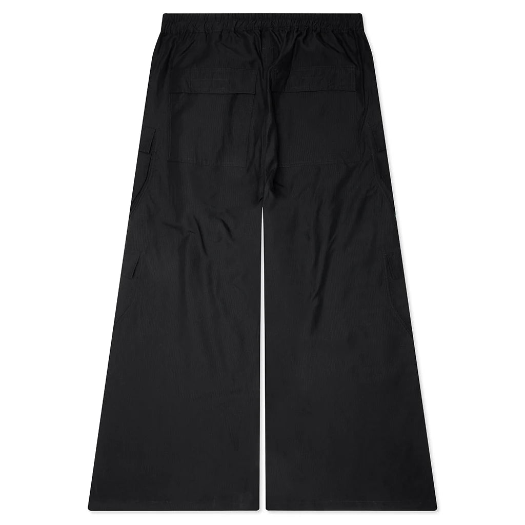 Double Cargo Jumbo Belas Pants Black