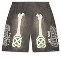 Saint M6 x Bounty Hunter Bone Cut Sew Shorts Charcoal