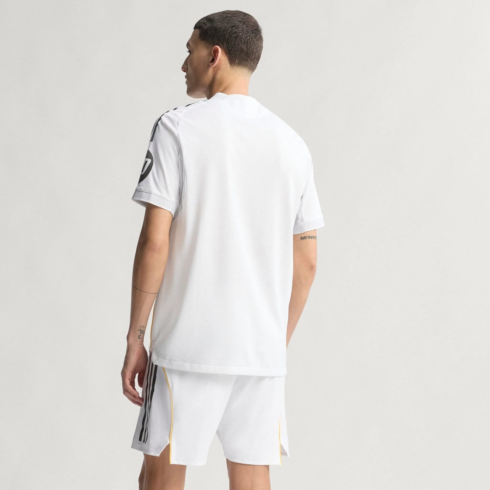 adidas Real Madrid Home Authentic Mens Soccer Jersey 25 26 White