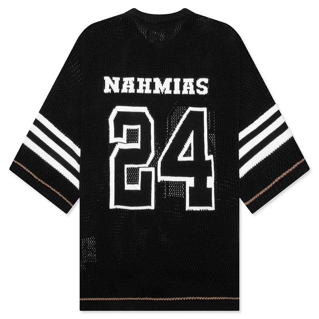 Knit 24 Football Shirt Black