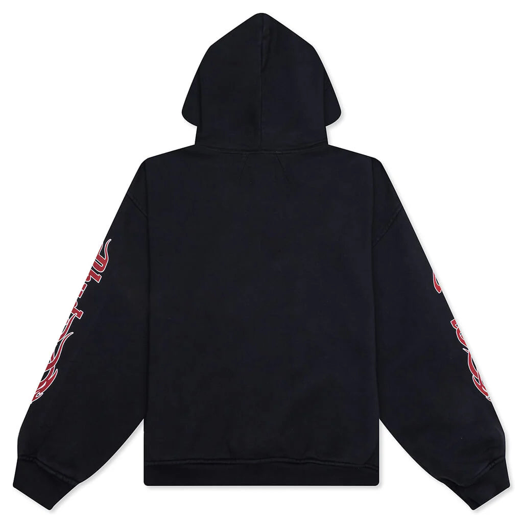 Mesa Stallion Hoodie Vintage Black Red Yellow