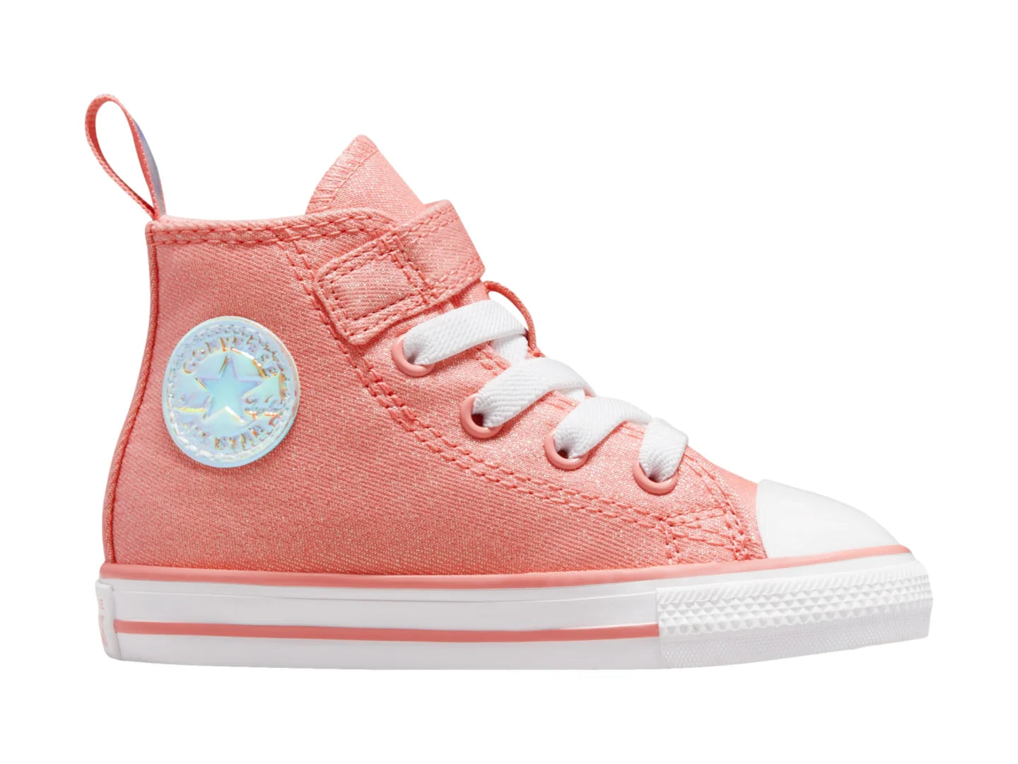 Tenis Converse Chuck Taylor All Star 1V Hi Rosa para Niña