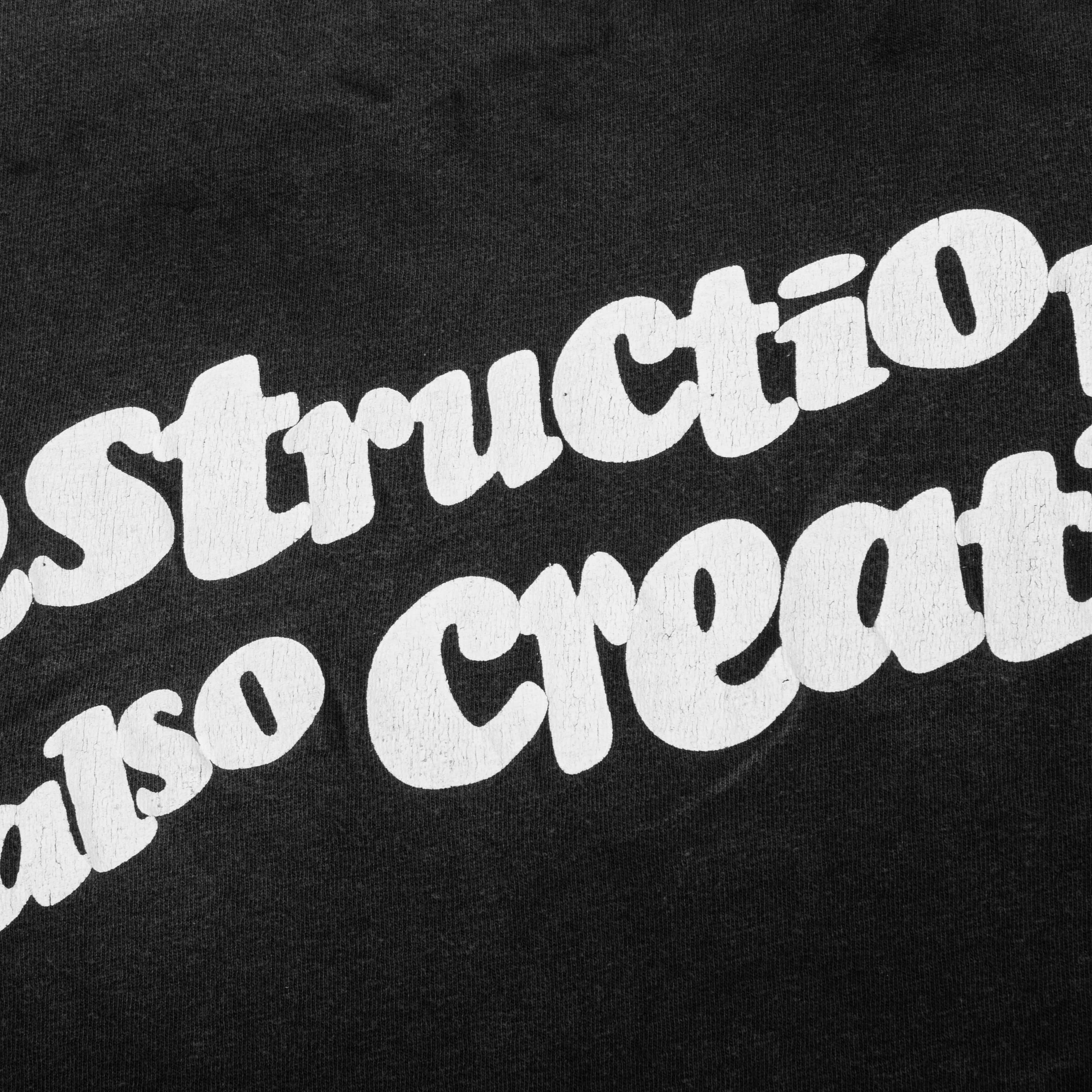 L S T Shirt Destruction Black