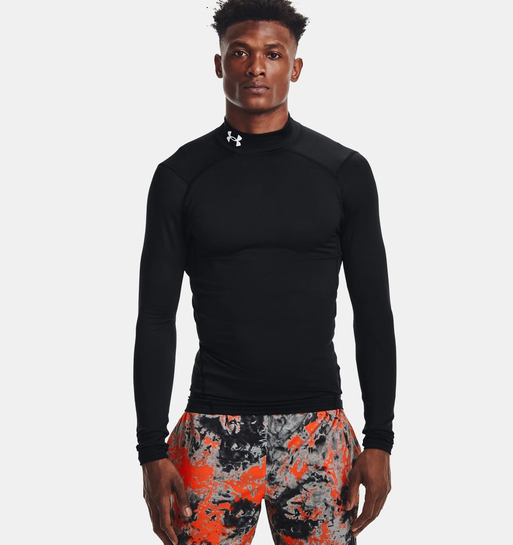 Under Armour ColdGear Mens Compression Mock Black