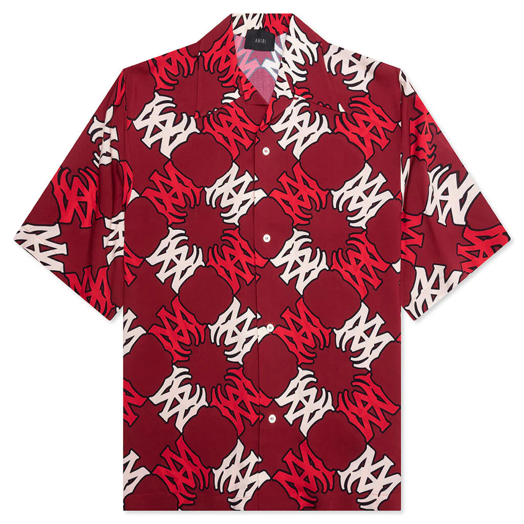 MA Quad Bowling Shirt Deep Red