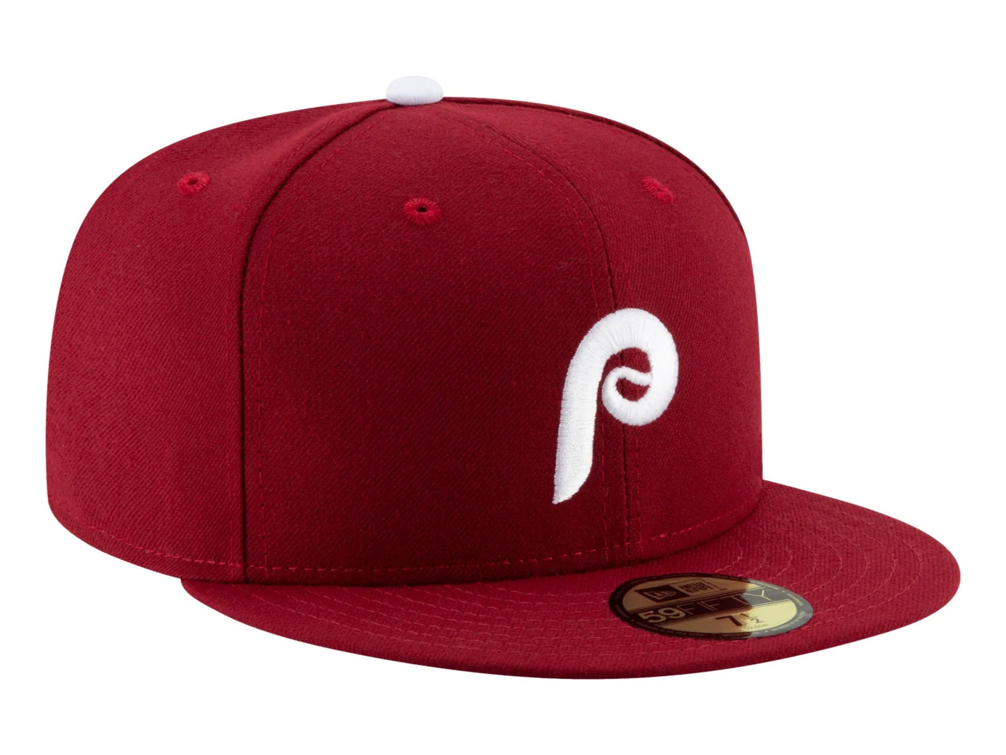 Gorra New Era Philadelphia Phillies Rojo Oscuro para Hombre