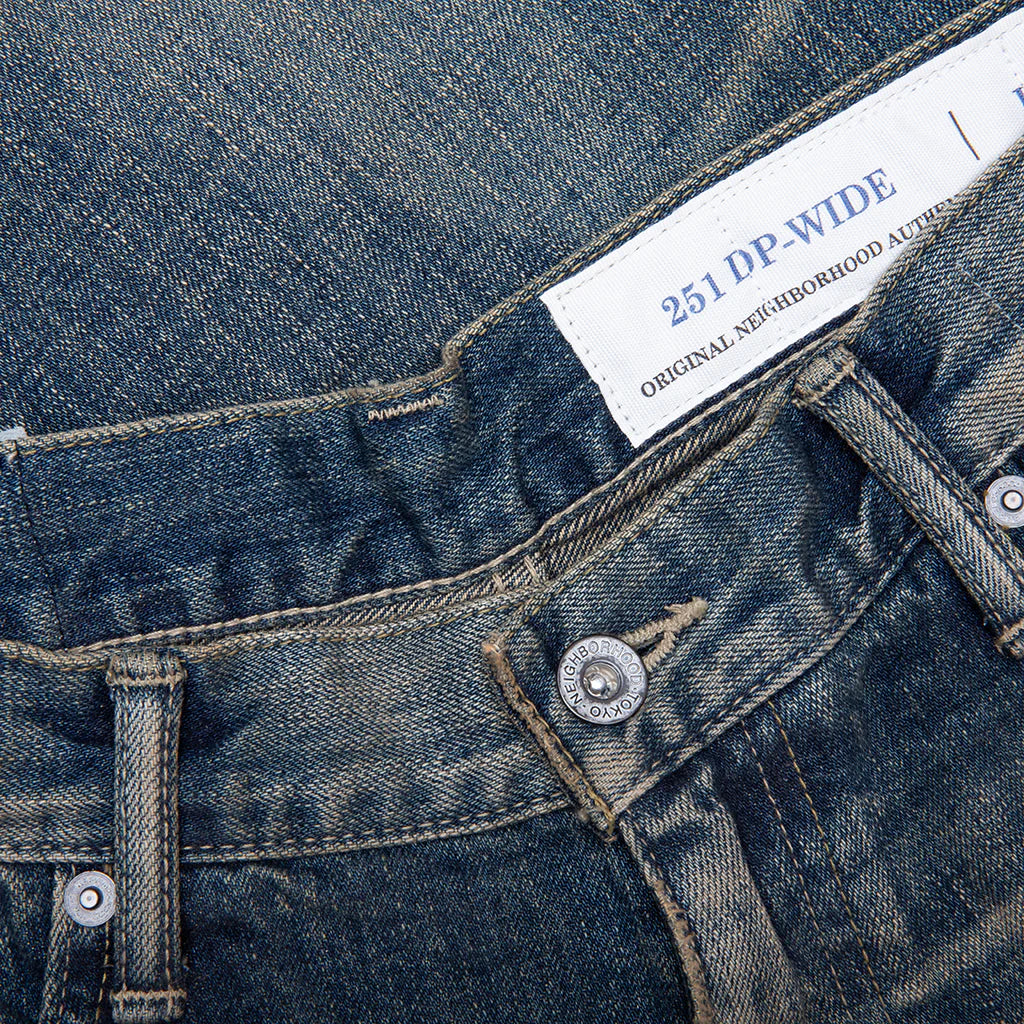 Savage Denim DP Wide Pants Indigo