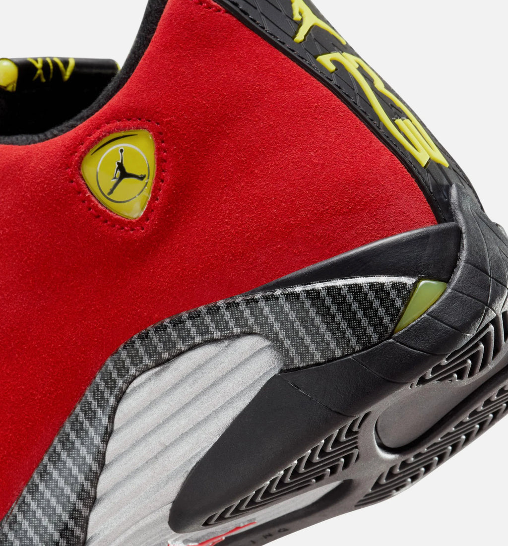 Air Jordan 14 Retro Challenge Red Grade School Lifestyle Shoe Challenge Red Black Vibrant Yellow Anthracite Limit One Per Customer