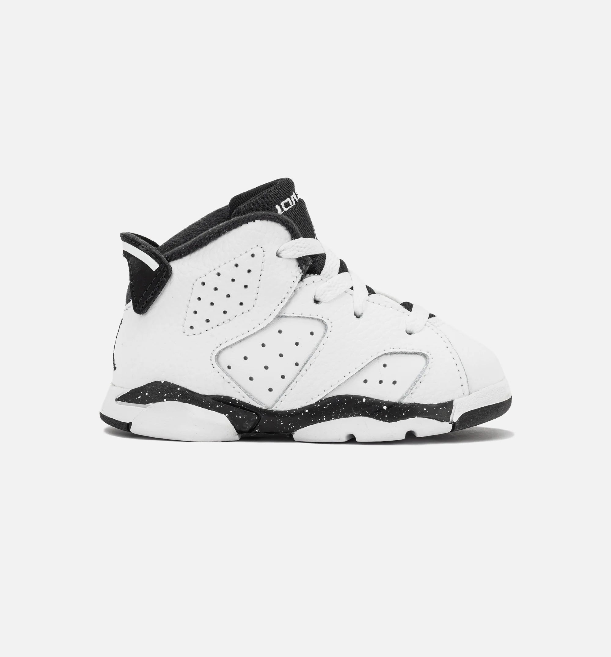 Air Jordan 6 Retro White Black Infant Toddler Lifestyle Shoe White Black