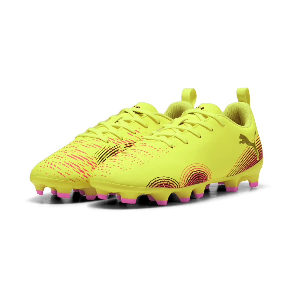 PUMA Future 8 Play FG AG Youth Soccer Cleats Yellow