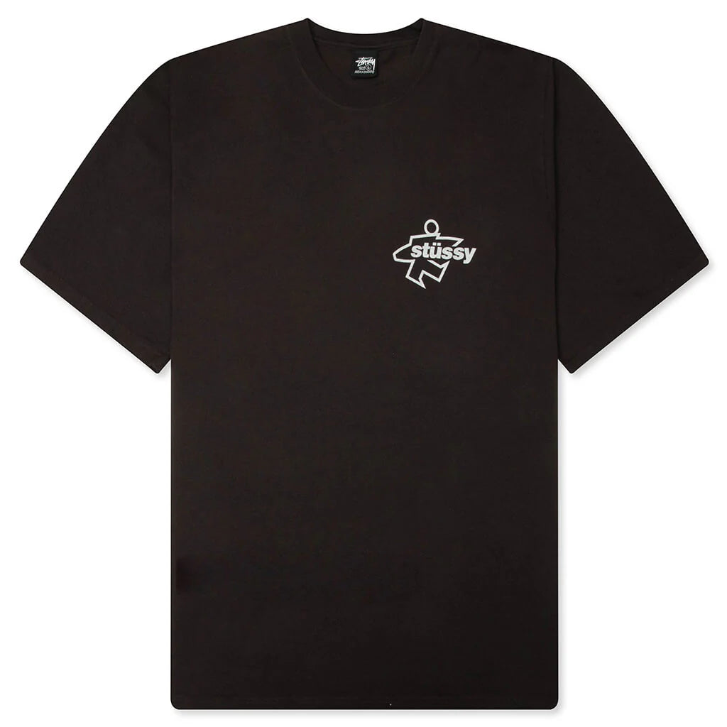 Surf Size Pigment Dyed Tee Faded Black