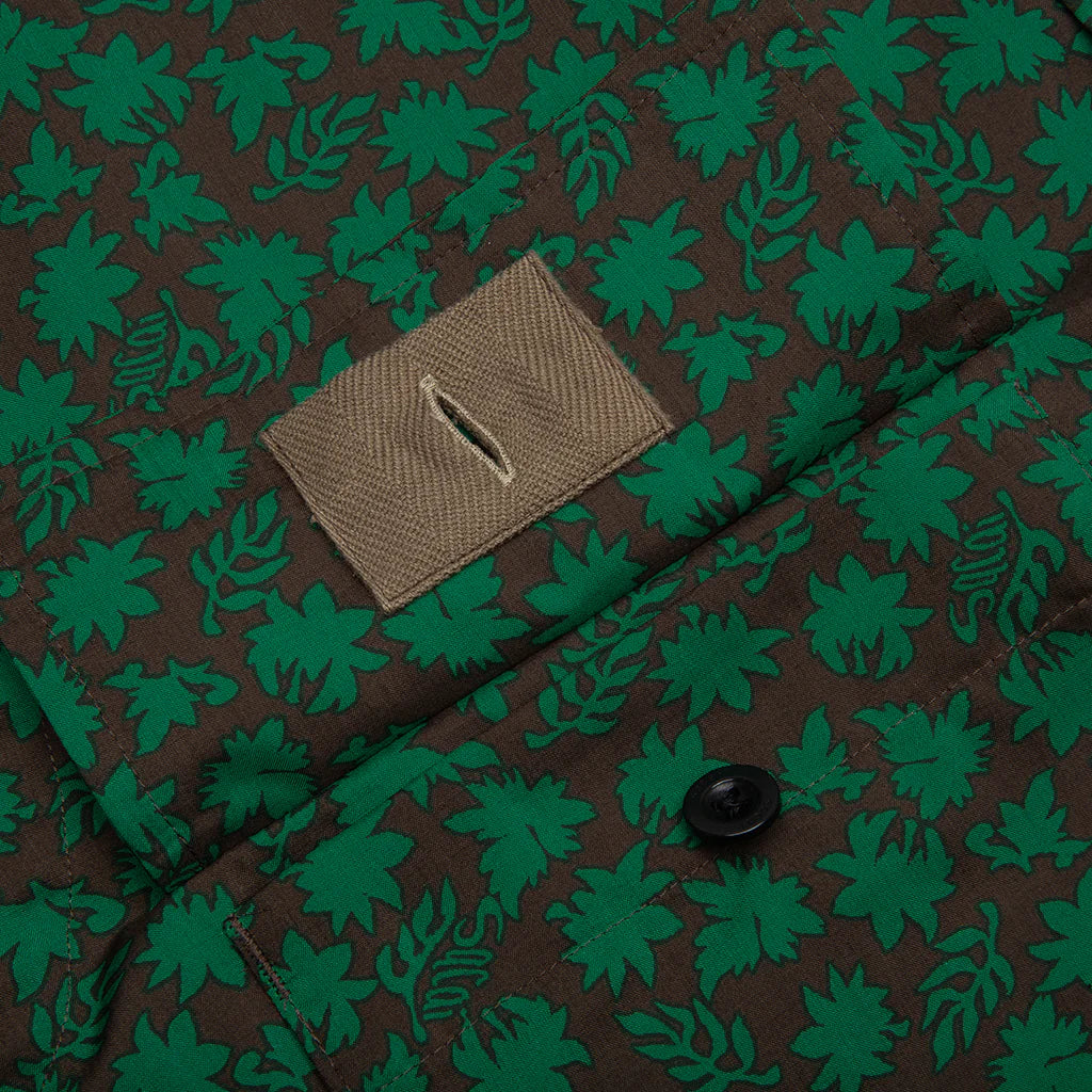 Floral Print Shirt Green