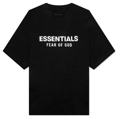 Jersey Crewneck T Shirt Black