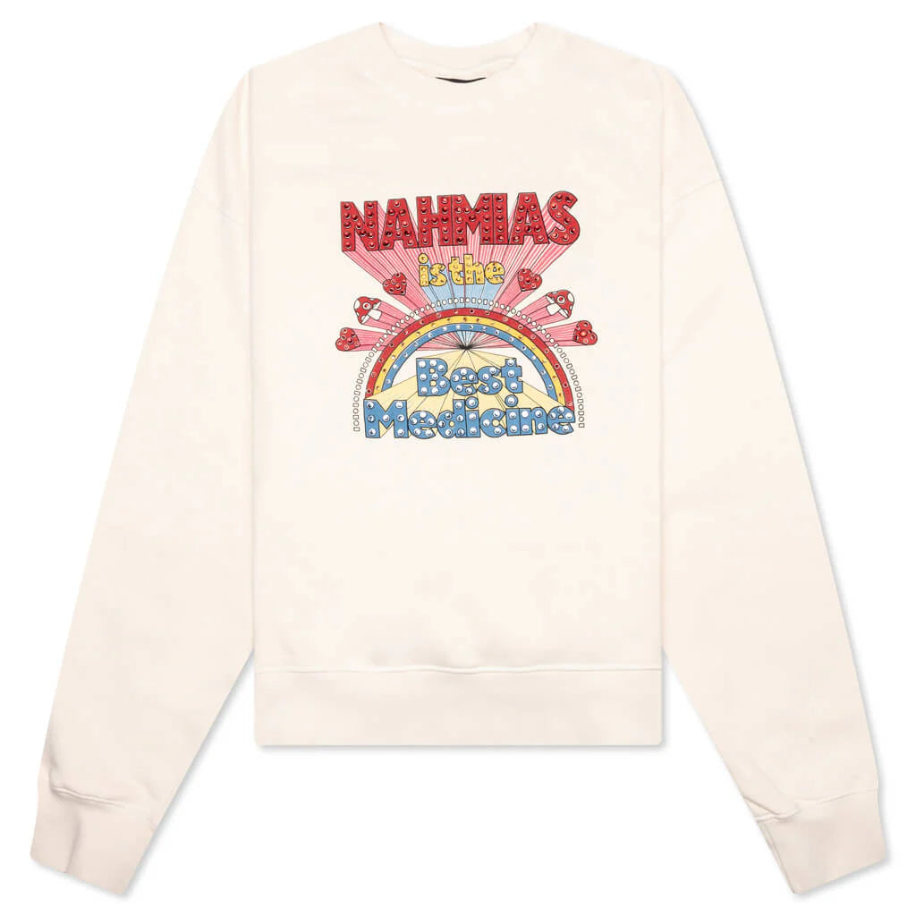 Medicine Crystal Crewneck Antique White