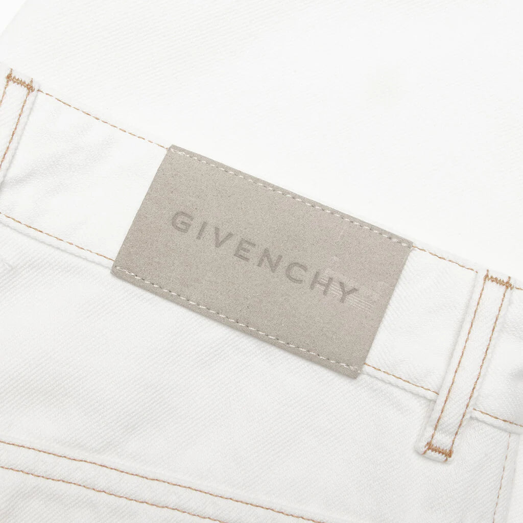 Couture Seam Trousers White