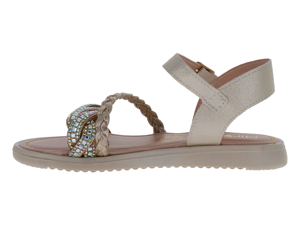 Sandalias Miroslava Oro para Niña