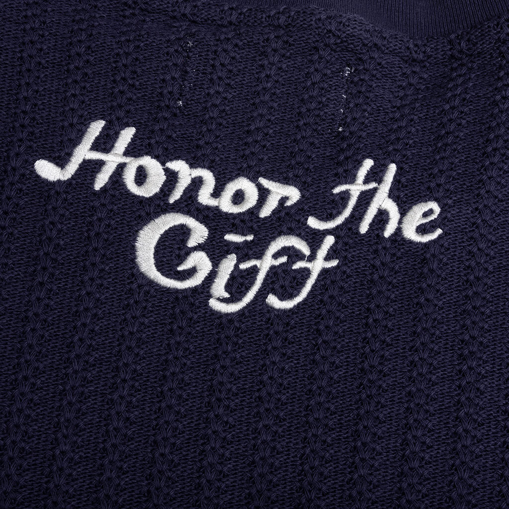 Knit Box Tee Navy