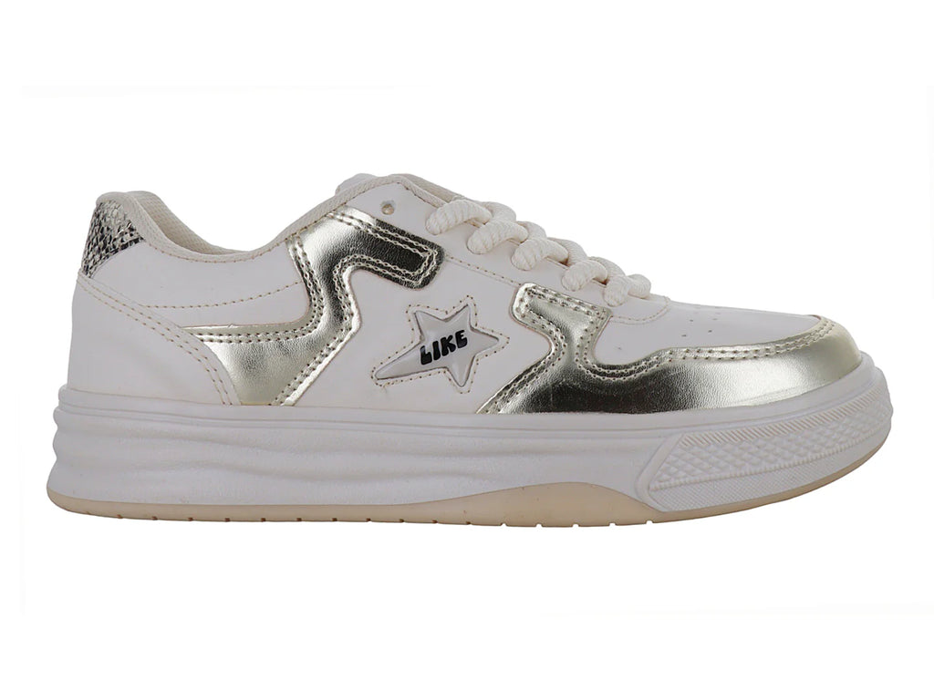 Tenis Clasben Sidney Latte Oro para Mujer