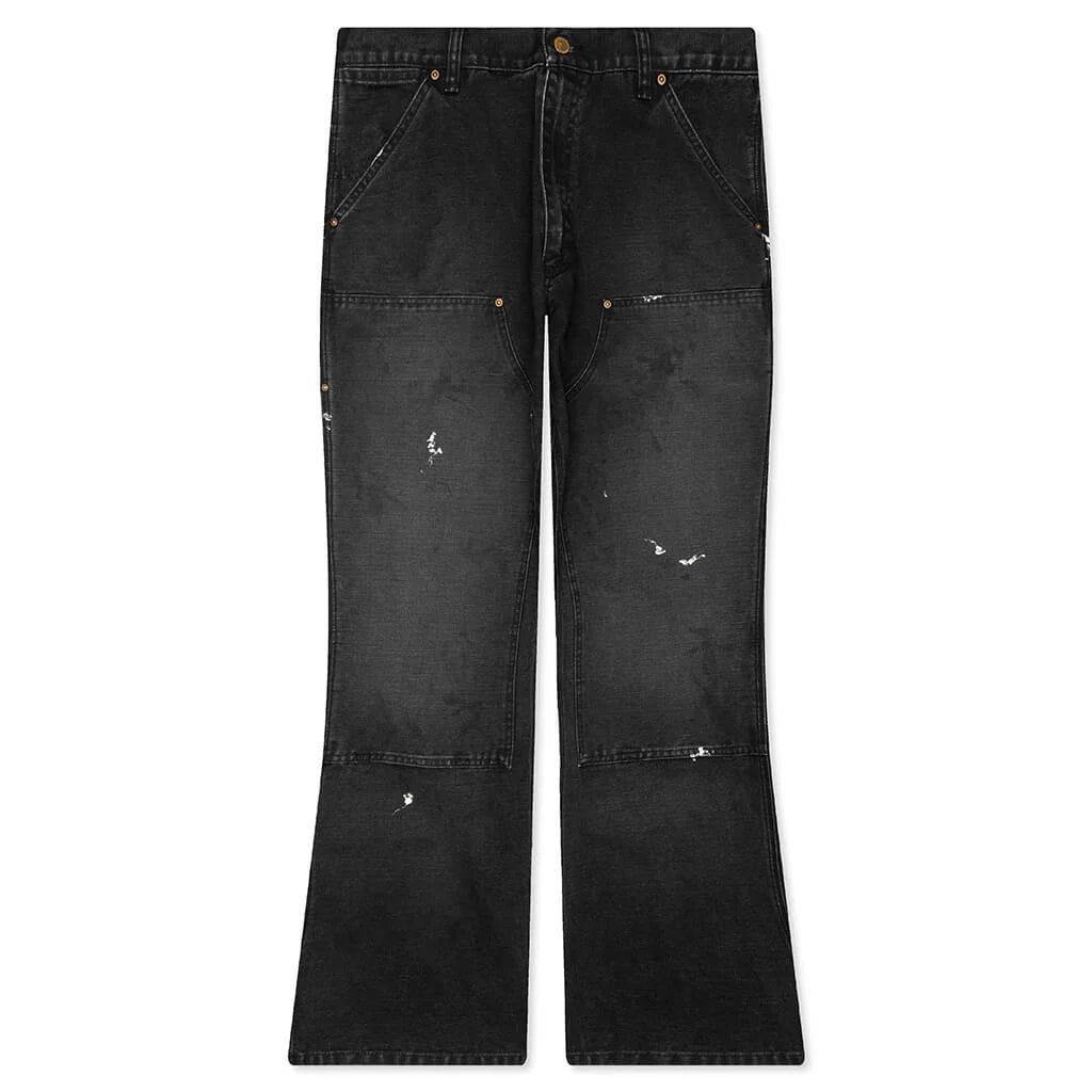 Double Knee Pants Black