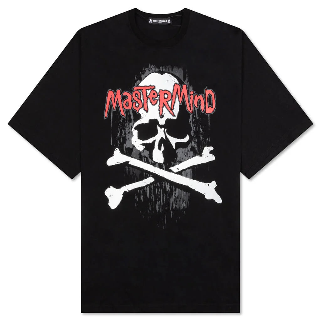 Black Printed T Shirt Black