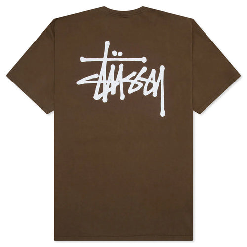 Basic Stussy Pigment Dyed Tee Brown